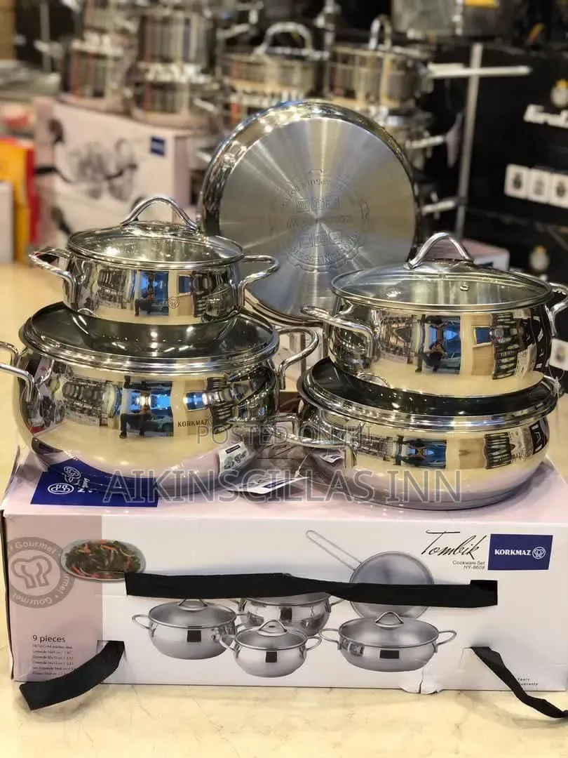 Original Korkmaz Stainless Cookware