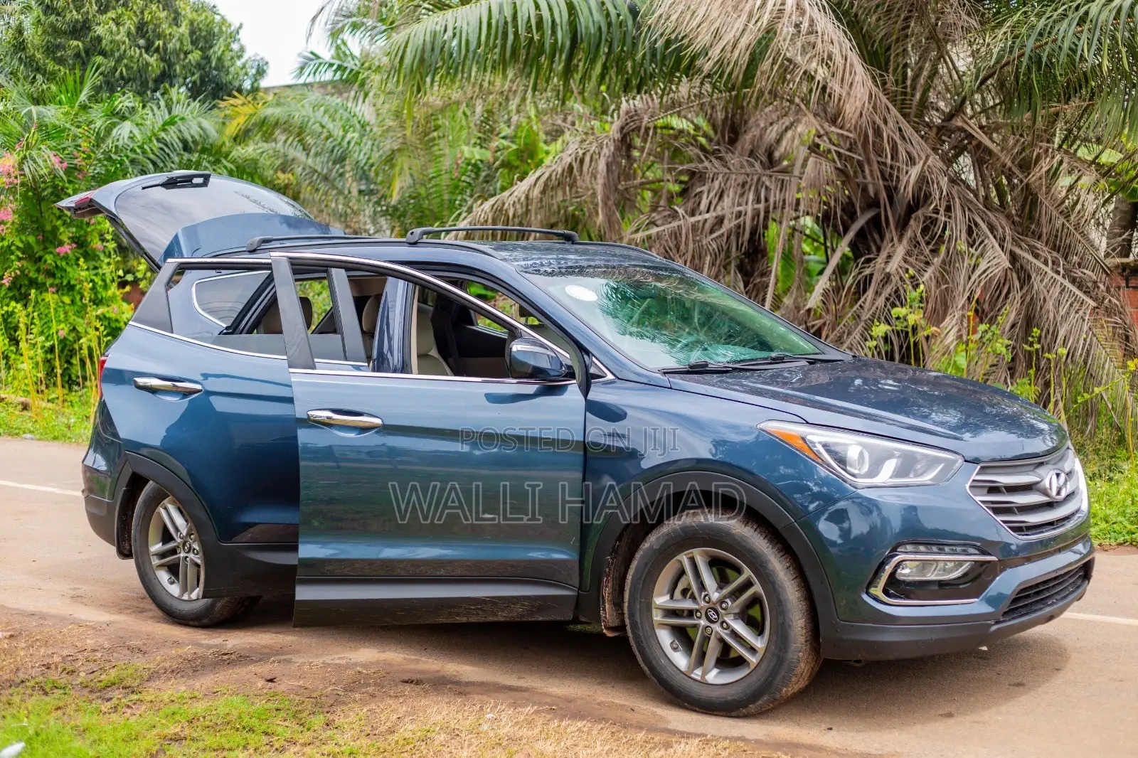 Hyundai Santa Fe SE FWD 2017 Blue