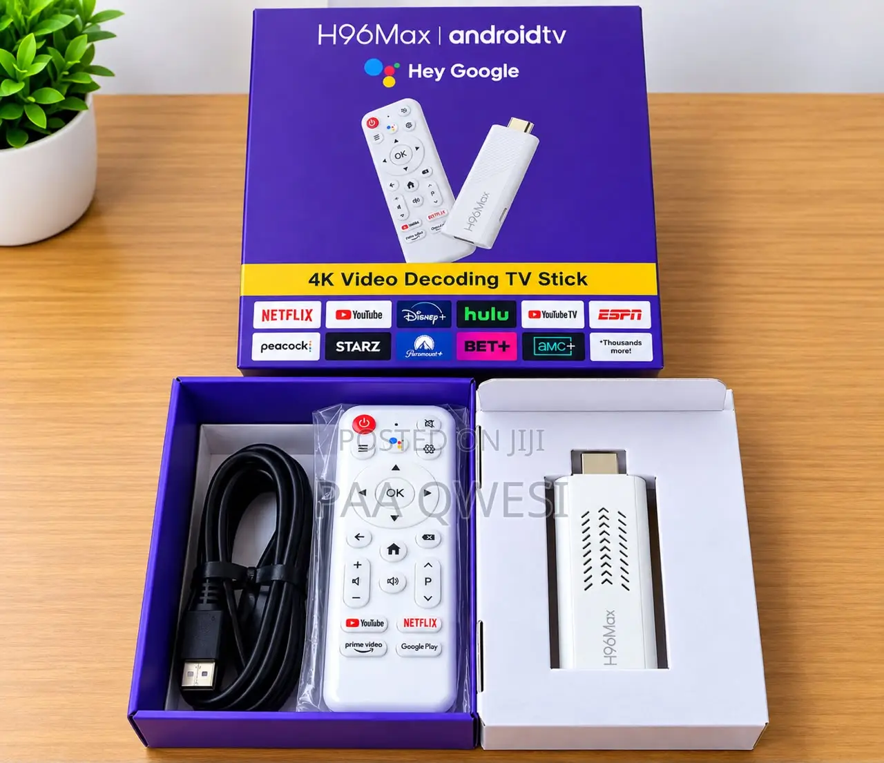 H96Max Android TV Stick