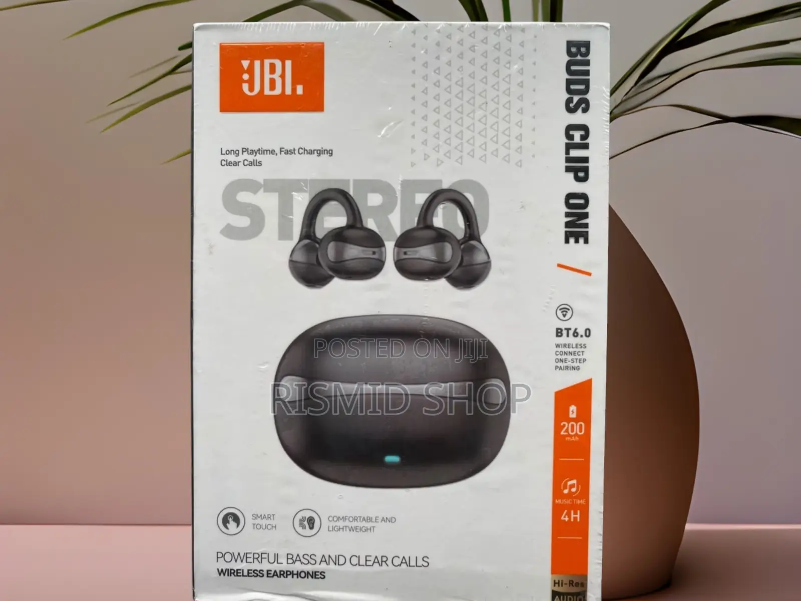 JBL Buds Clip One Luxury Open-Ear Bluetooth Earbuds