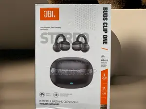 JBL Buds Clip One Modern Wireless Audio Earbuds