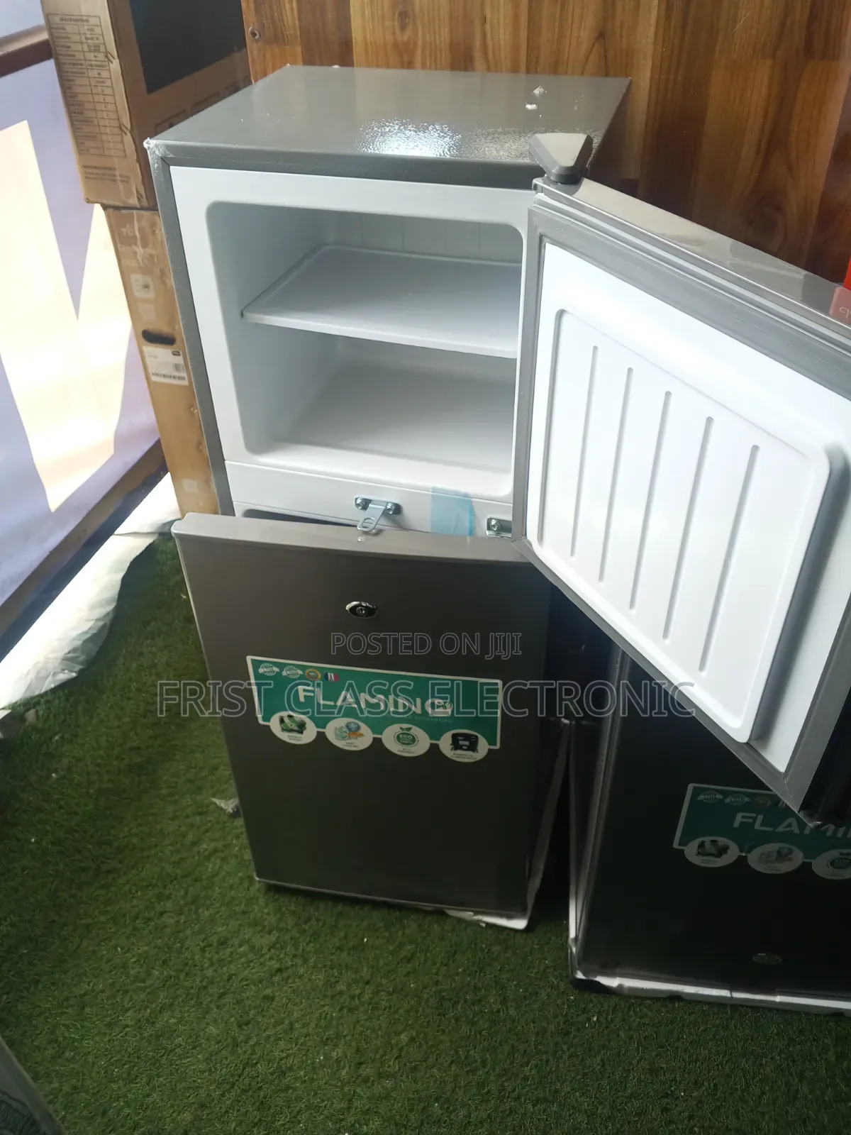 Flamino Double Door Refrigerator -Ice Block in a Minute