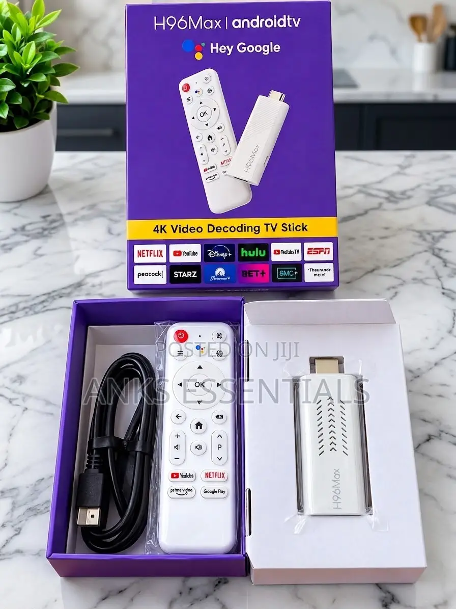 H96Max Smart Android TV Stick With Remote