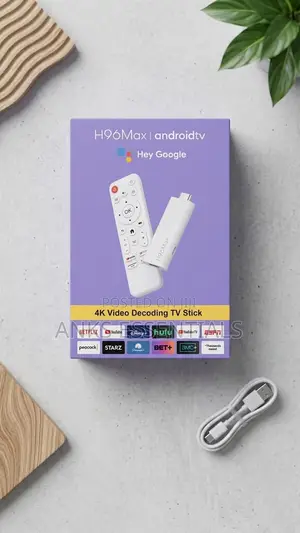H96Max TV Stick Android TV With Wi-Fi