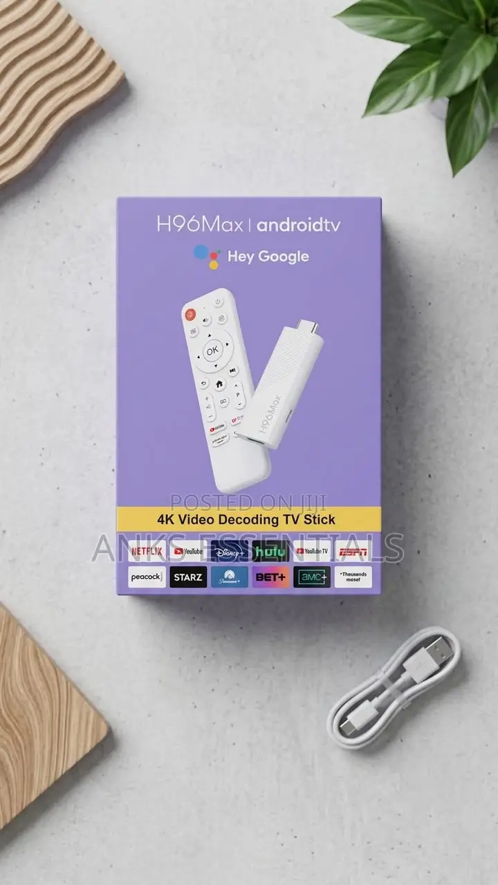 H96Max TV Stick Android TV With Wi-Fi