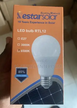 Solar LED Bulb - 12w