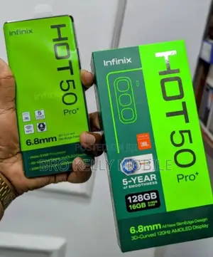 New Infinix Hot 50 Pro+ 4G 256 GB Black