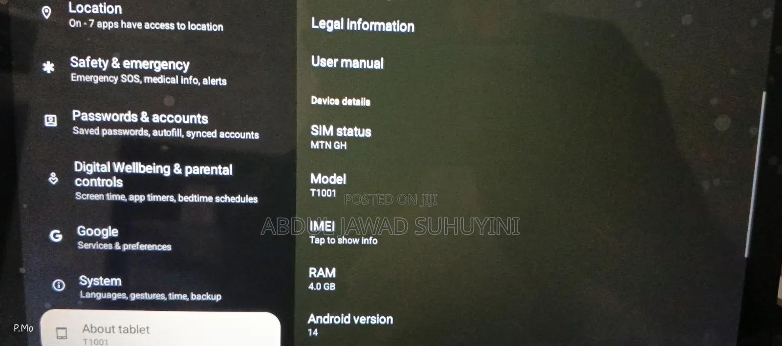 Tecno Megapad 10 256 GB Silver