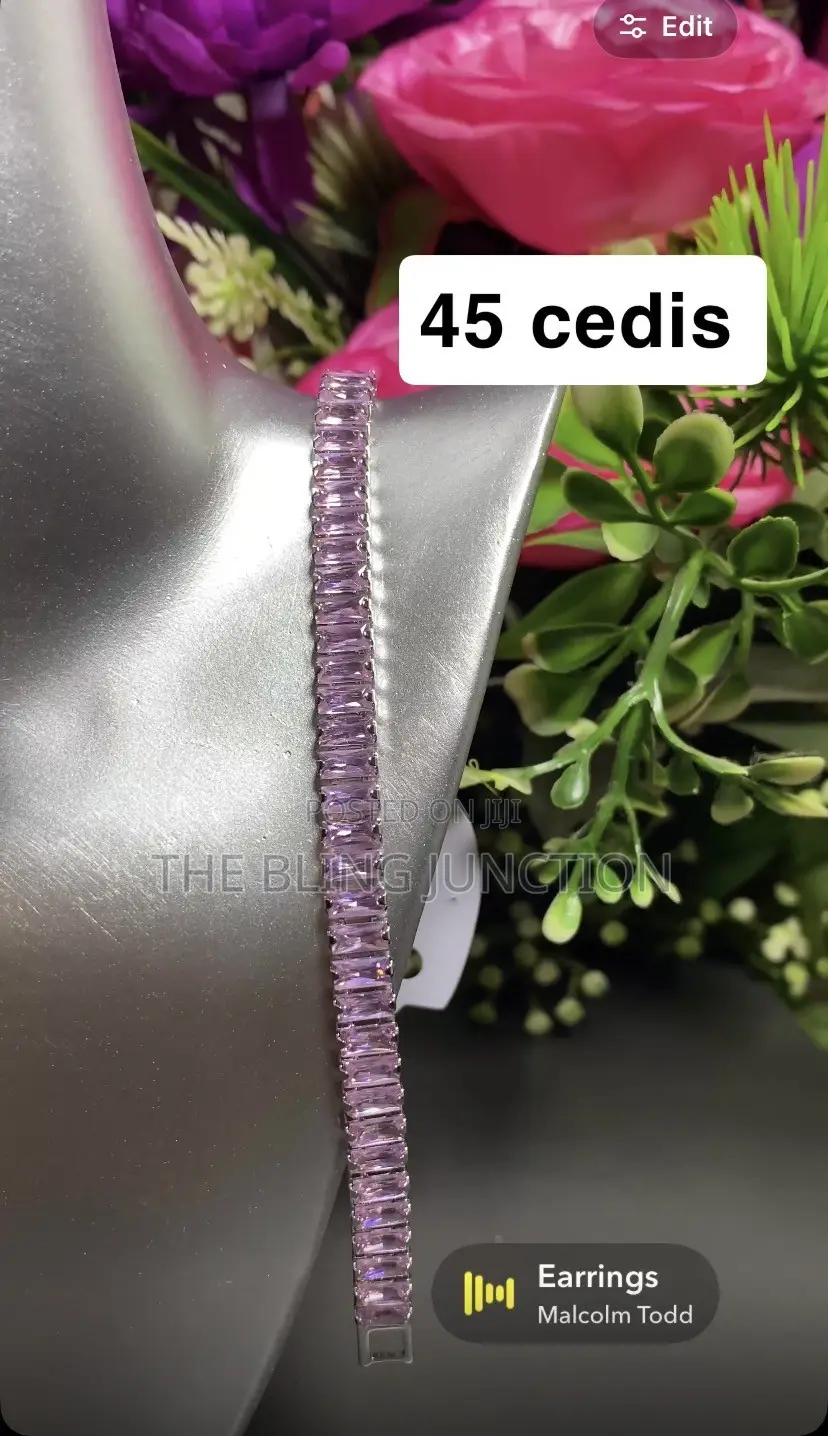 Pink Tennis Bracelet