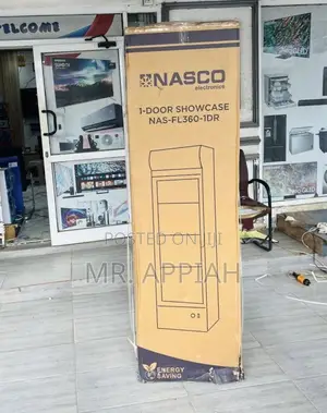 Super Adorable Nasco Glass Door Beverage Cooler(Nas360fl-1dr)298L