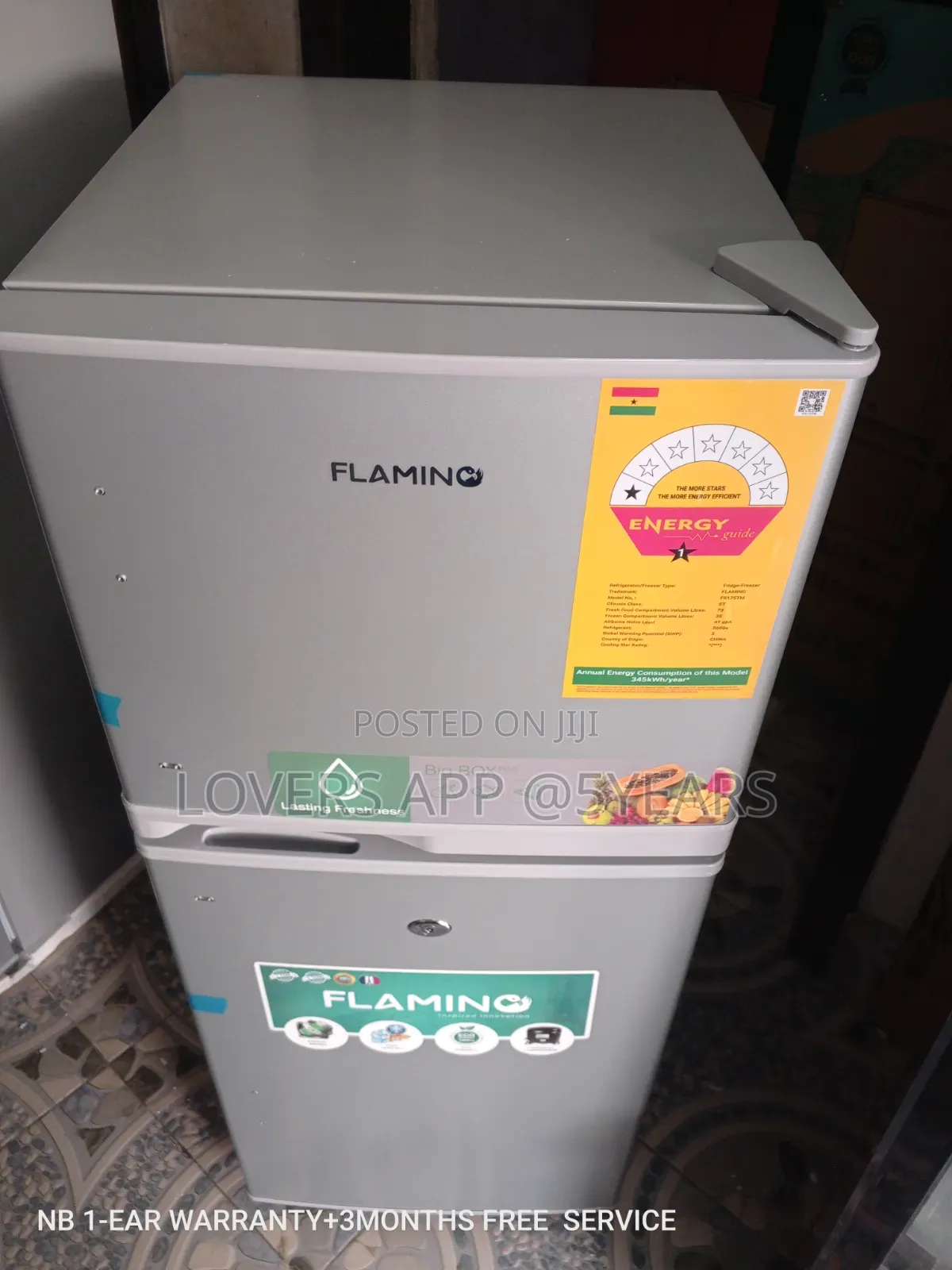 A Brand New Double Door Flamino Refrigerator Power Perfection.