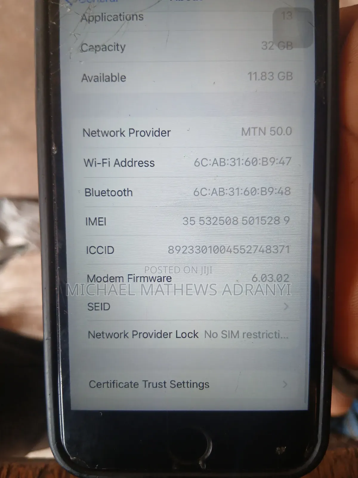 Apple iPhone 7 32 GB Black
