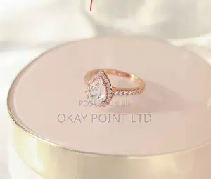 Pure Sterling Silver Bridal Ring Set