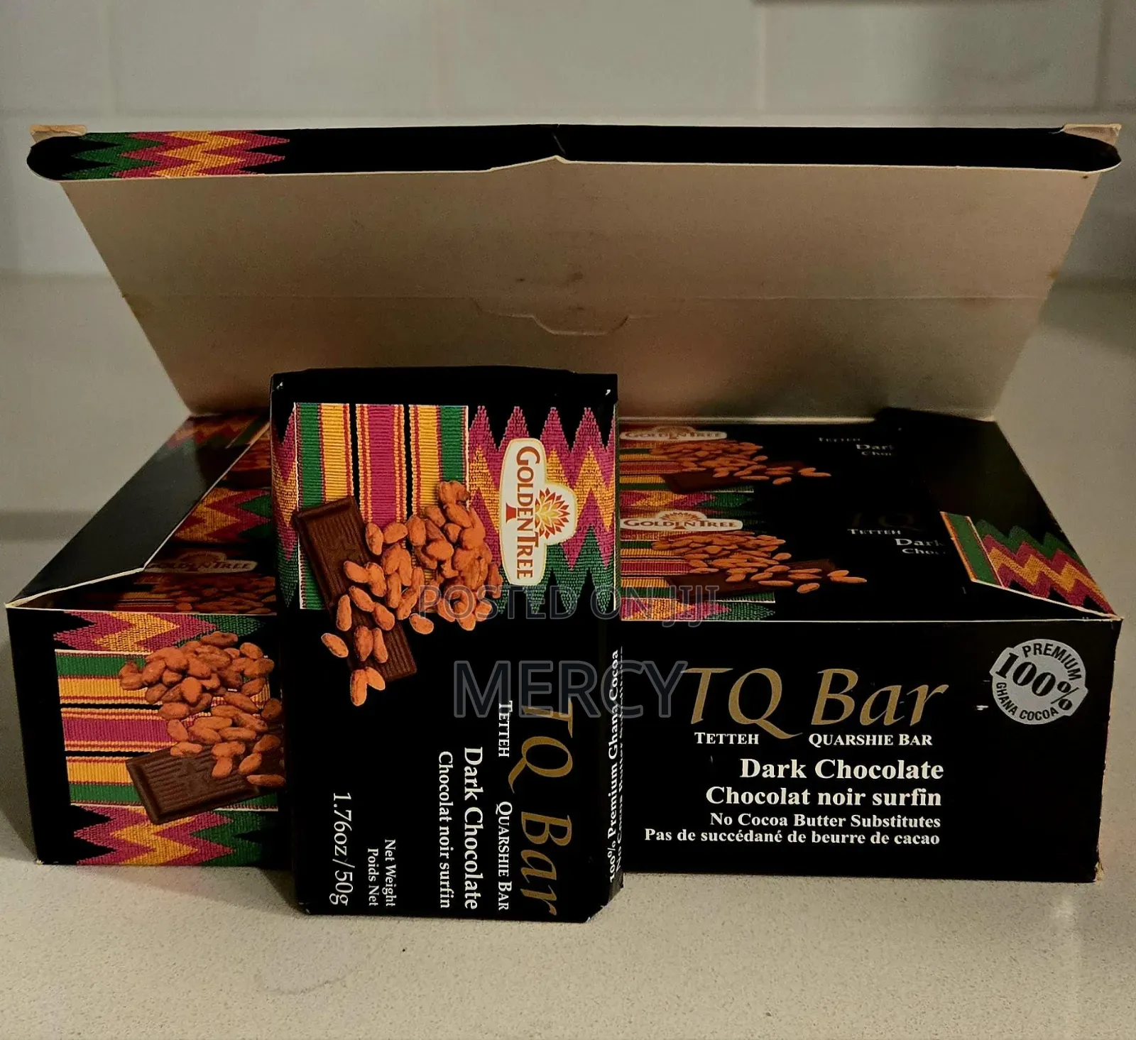Golden Tree "TQ Bar" Dark Chocolate _ Bulk Sale