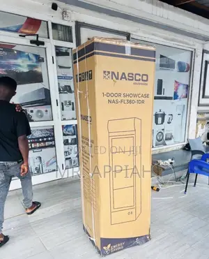 Nas360fl-1dr New Sleek Nasco 298L Beverage Cooler(Glass Door)