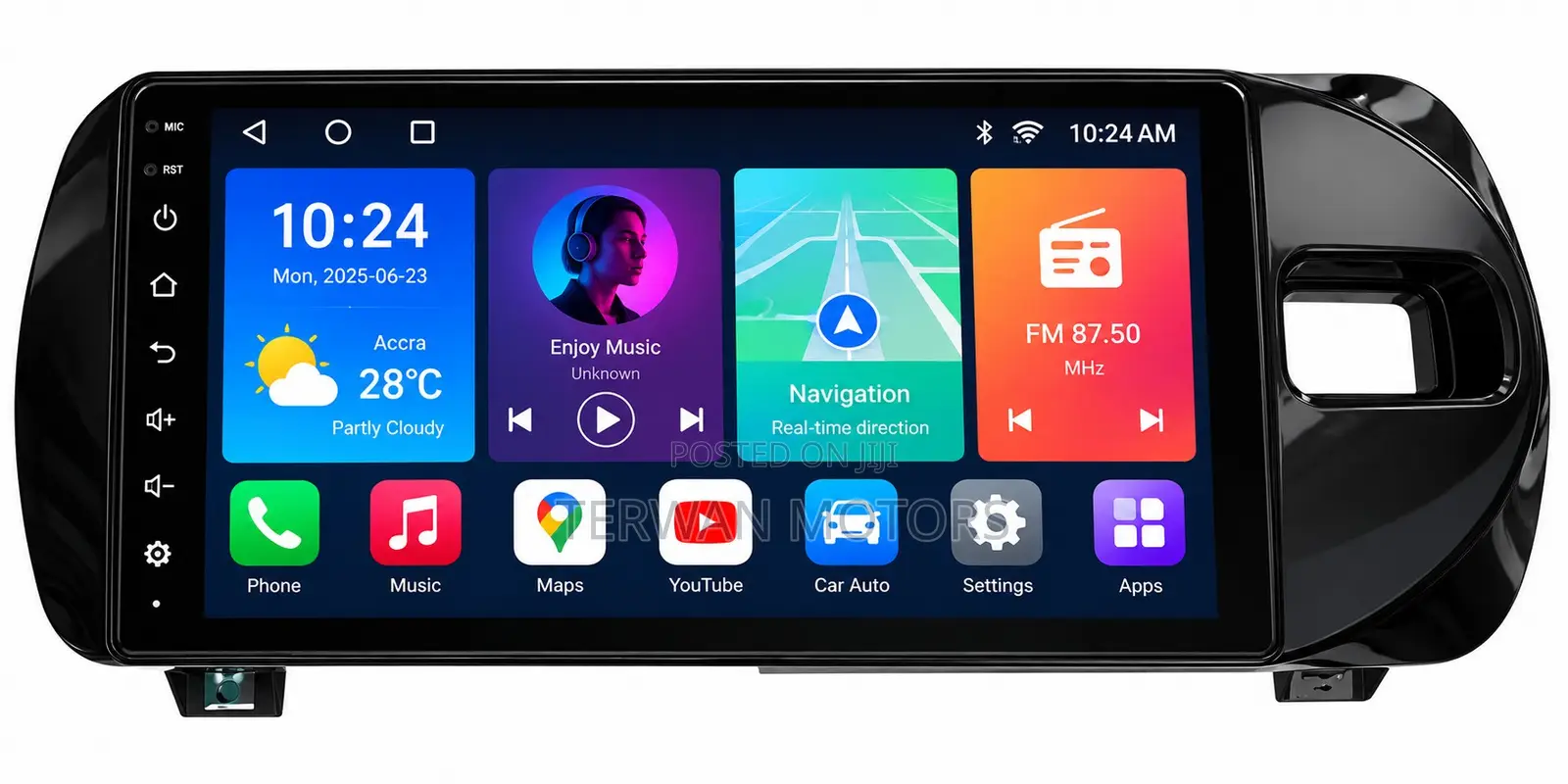 New Car Android Multimedia for Toyota Vitz 2015 to 2020