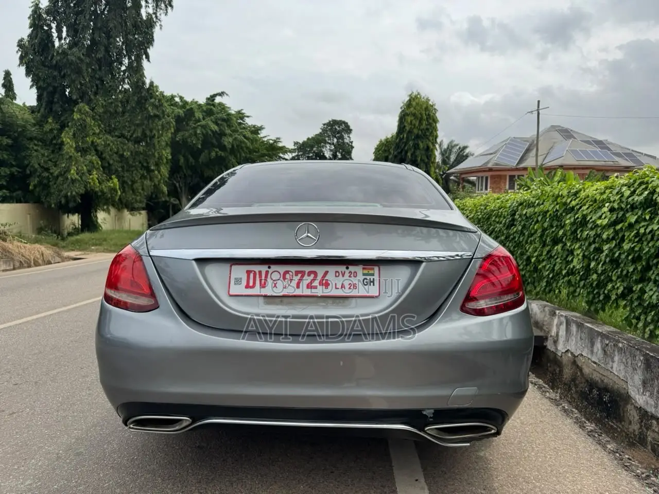 Mercedes-Benz C300 Base 4Matic Sedan AWD (2.0L 4cyl 7A) 2017 Gray