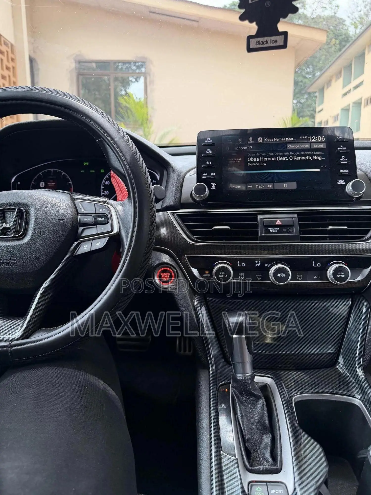 Honda Accord Sport (1.5L 4cyl Turbo CVT) 2019 Black