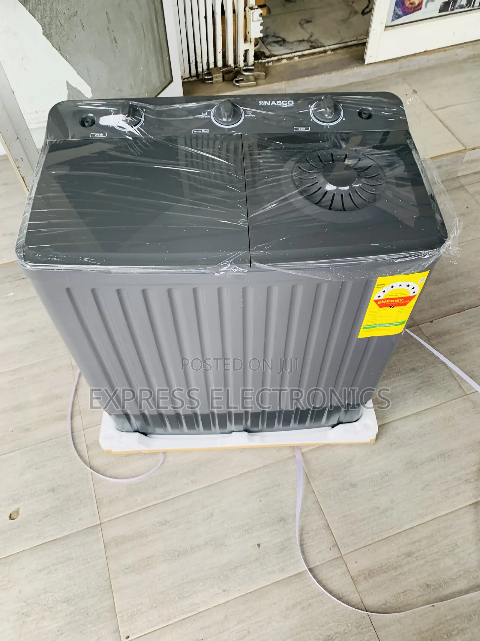 Brand New the Nasco NASTT-JS110 Is an 11 Kg Twin Tub Semi-Automatic