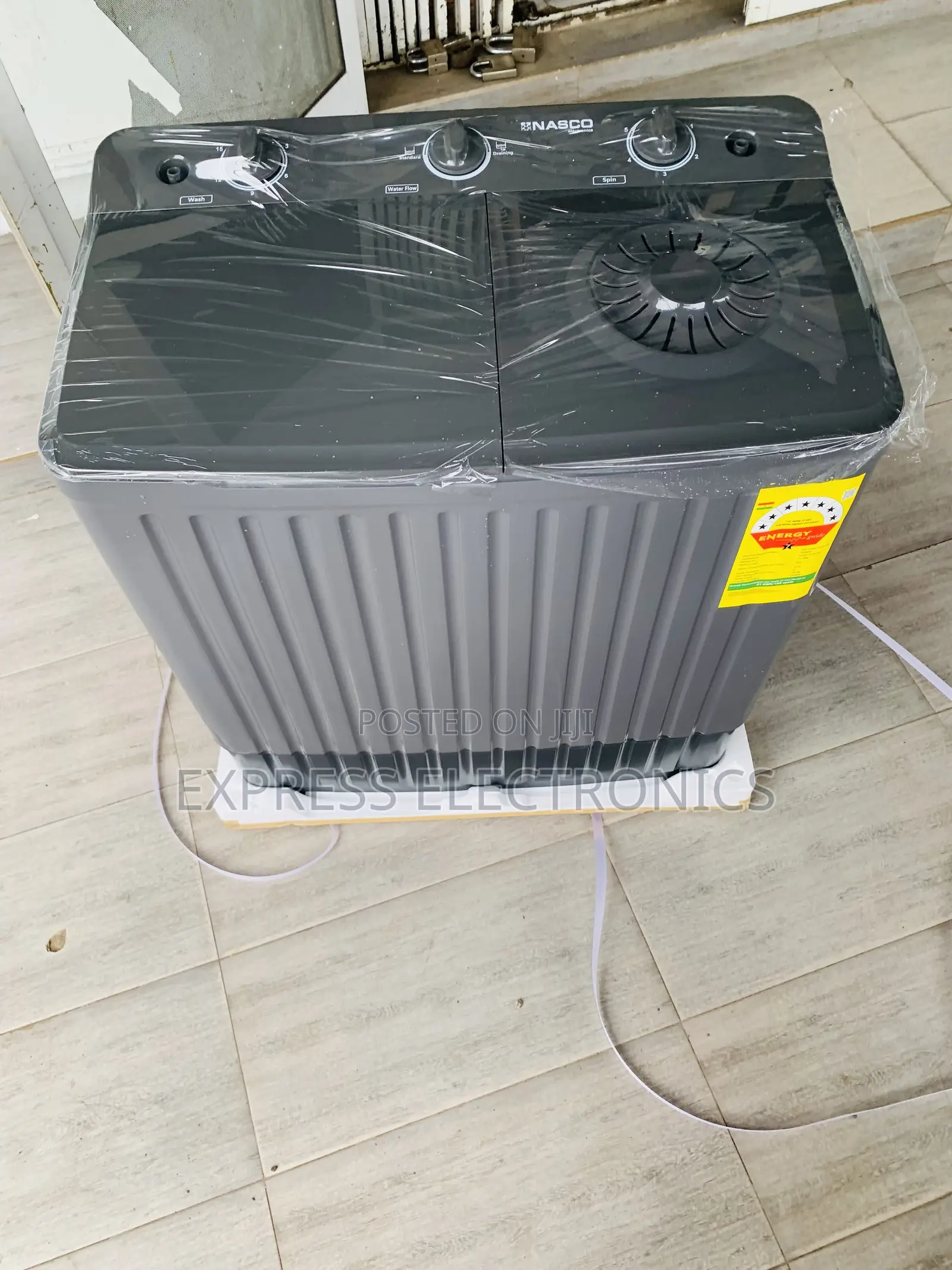 Brand New the Nasco NASTT-JS110 Is an 11 Kg Twin Tub Semi-Automatic