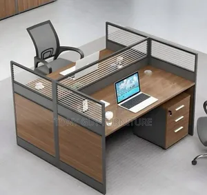 Brown Cubicle for 2 People