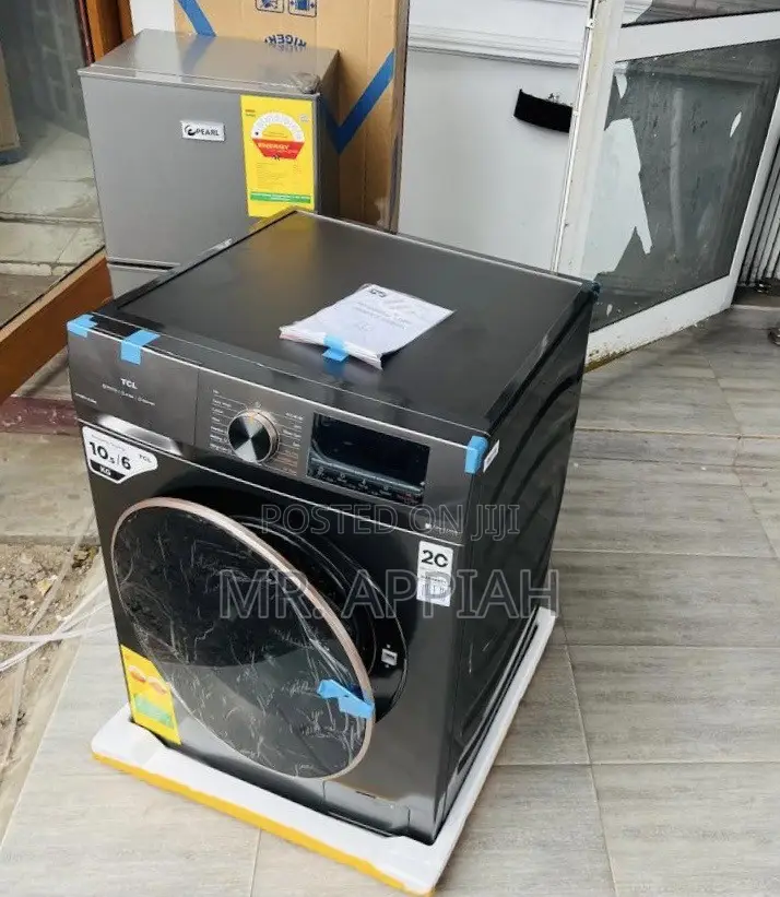 Super Classic TCL 10.5kg Front Load Washing Machine W/Dryer(Gray)