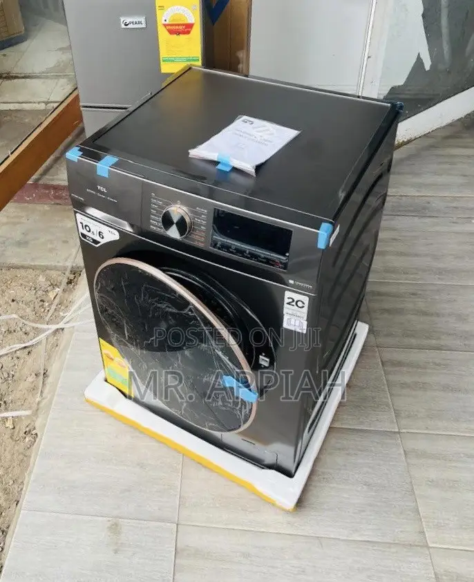 Super Classic TCL 10.5kg Front Load Washer and Dryer(Gray).