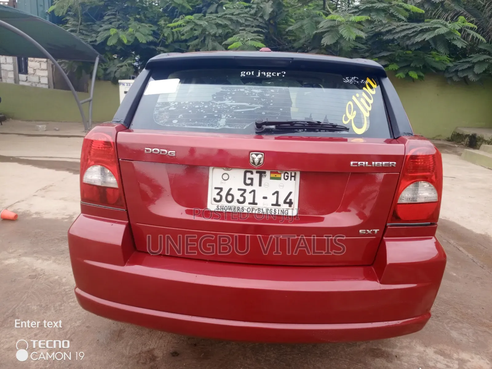 Dodge Caliber 1.8 L SXT 2009 Red