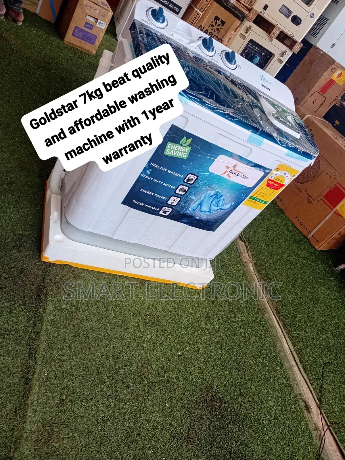 Discover the Power of Clean With Goldstar's 7kg Washing Machine