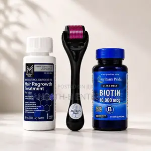 Member’s Mark Minoxidil 5% + Biotin 10,000 MCG + Microneedling Roller