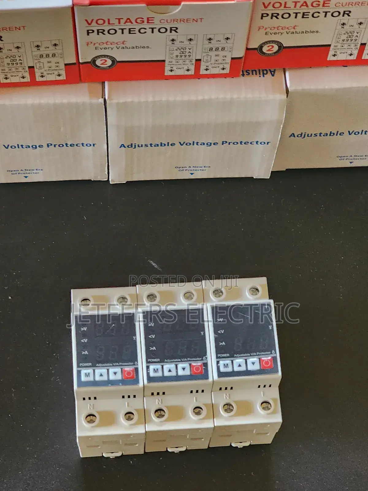 2 Pole Adjestable Voltage and Current Protector