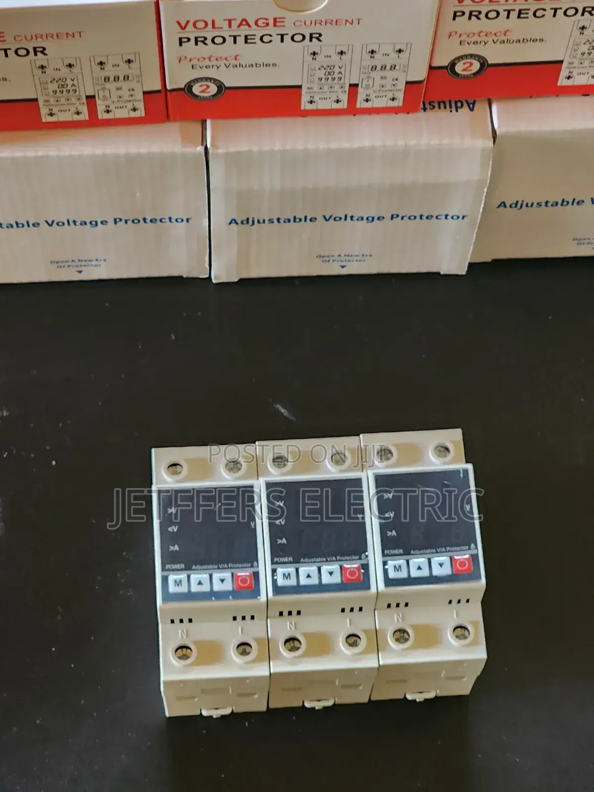 2 Pole Adjestable Voltage and Current Protector