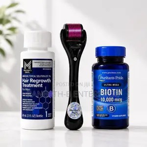 Member’s Minoxidil + Puritans Pride Biotin 10,000 MCG — Complete Combo