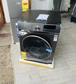 Super Durable TCL 10.5kg Front Load Washing Machine(Gray) 