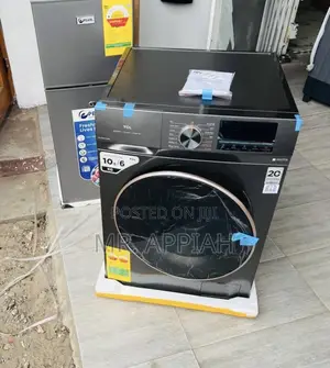 Super Durable TCL 10.5kg Front Load Washing Machine(Gray) 
