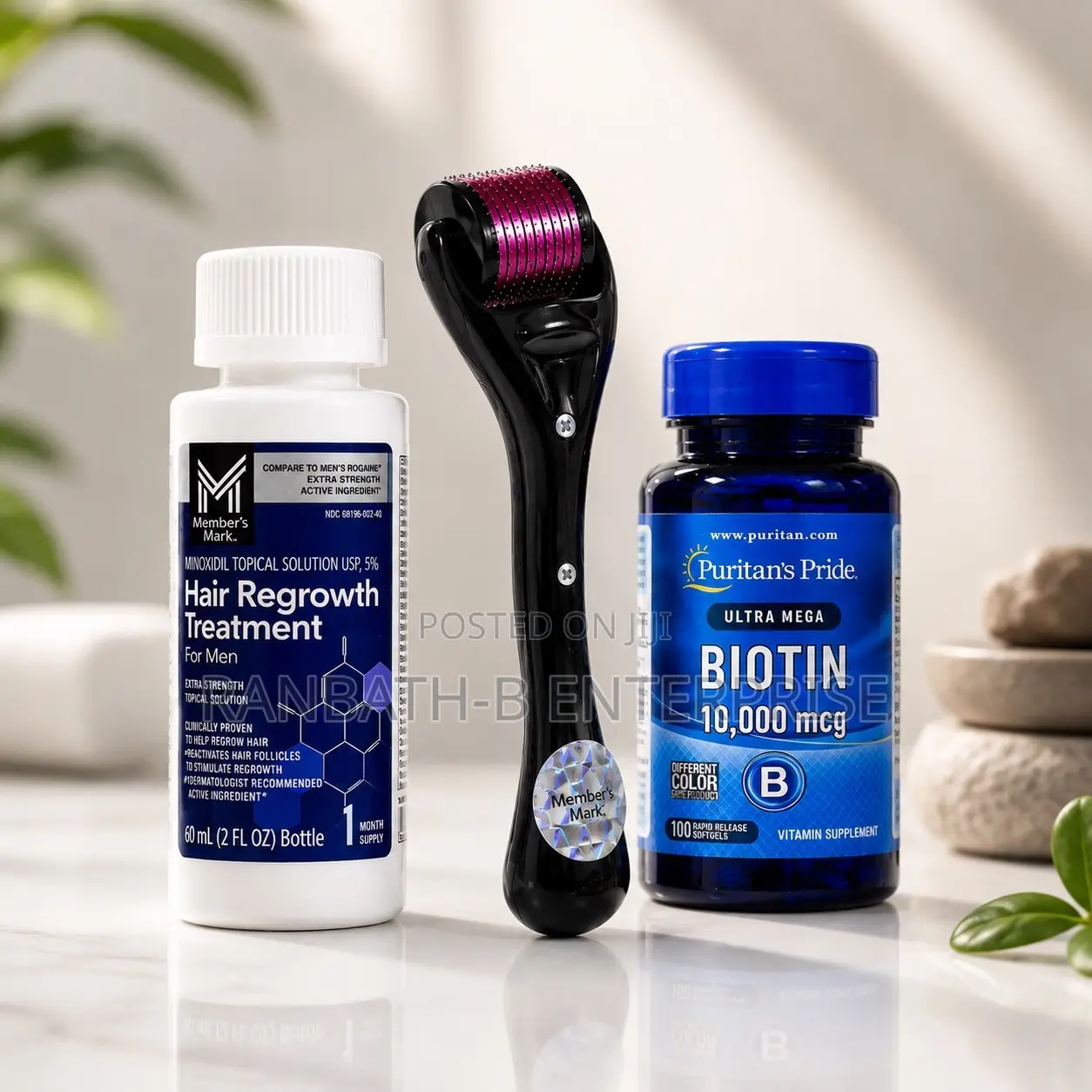 Member’s Mark Minoxidil 5% 3-Combo Kit — Ready for Your Routine!