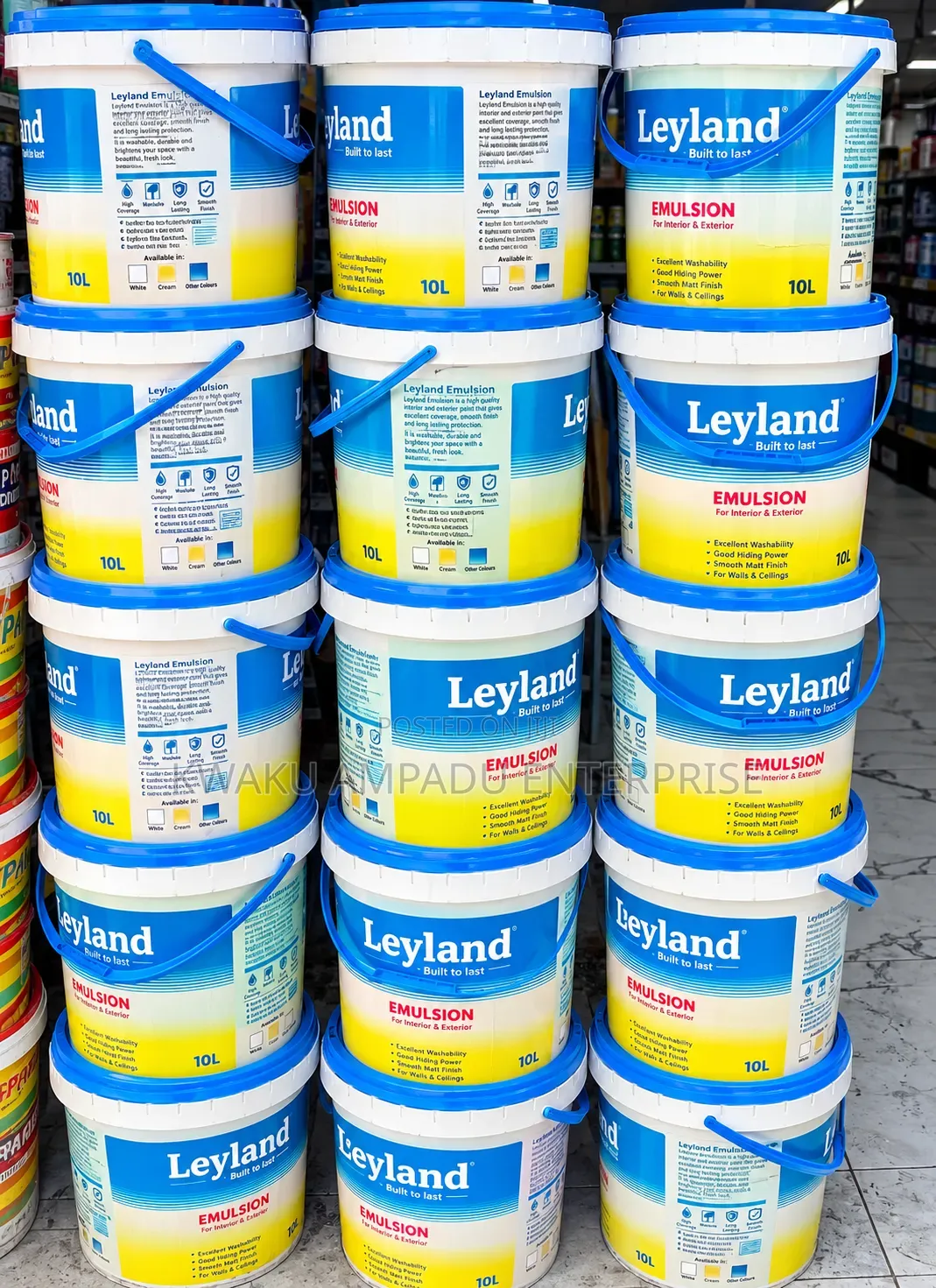 Leyland Emulsion Paint - 10 Litres