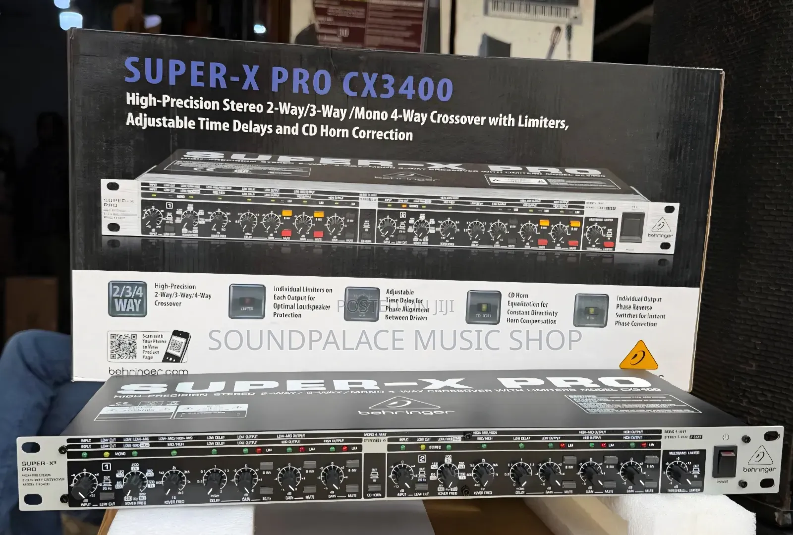 Behringer Super-X Pro CX3400, a High-Precision Audio Crossover