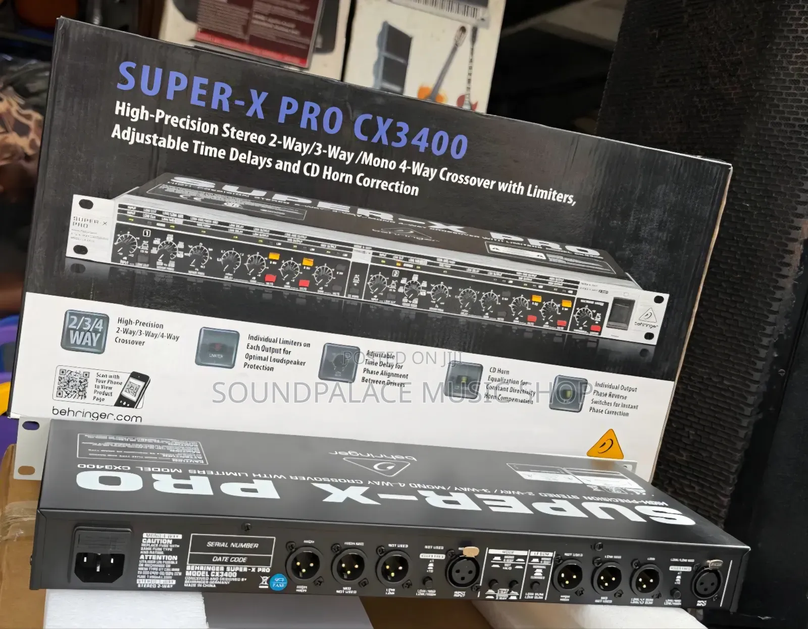 Behringer Super-X Pro CX3400, a High-Precision Audio Crossover