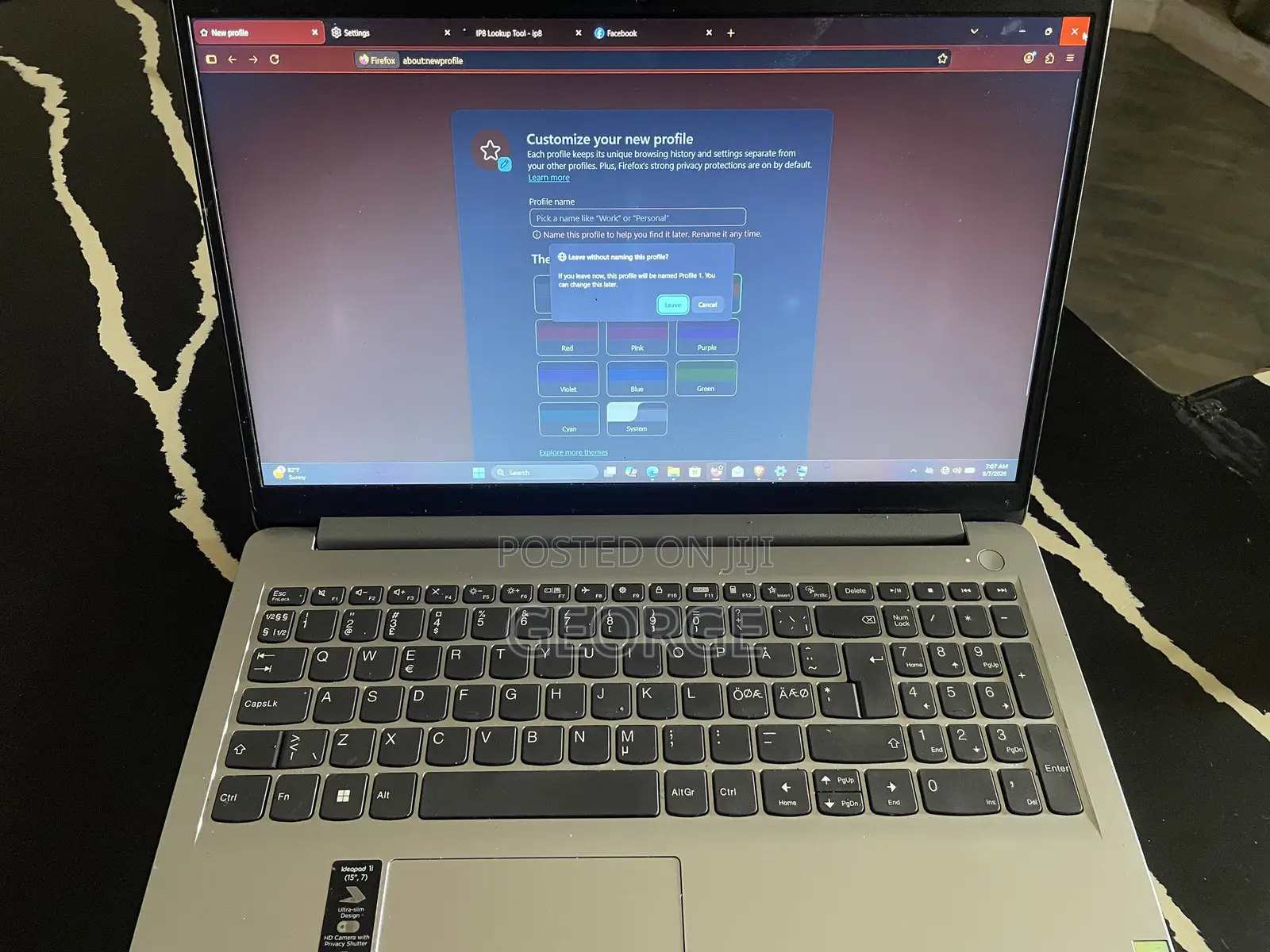 Laptop Lenovo IdeaPad 1 8GB Intel Core i5 HDD 512GB