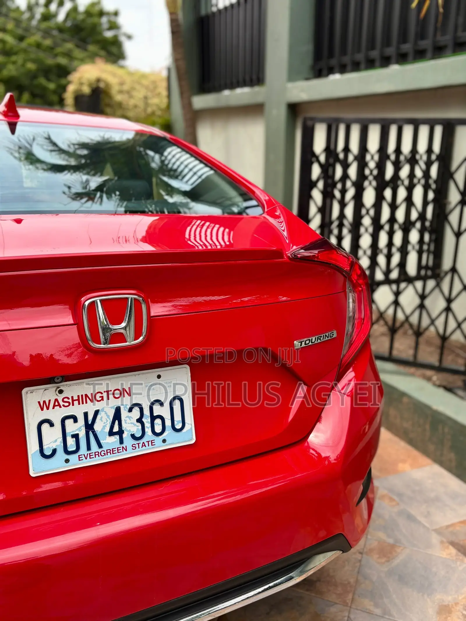 Honda Civic Touring Coupe 2020 Red