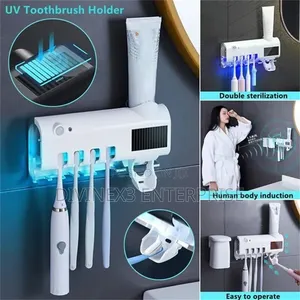 UV Toothbrush Sterilizer Automatic Toothpaste Dispenser