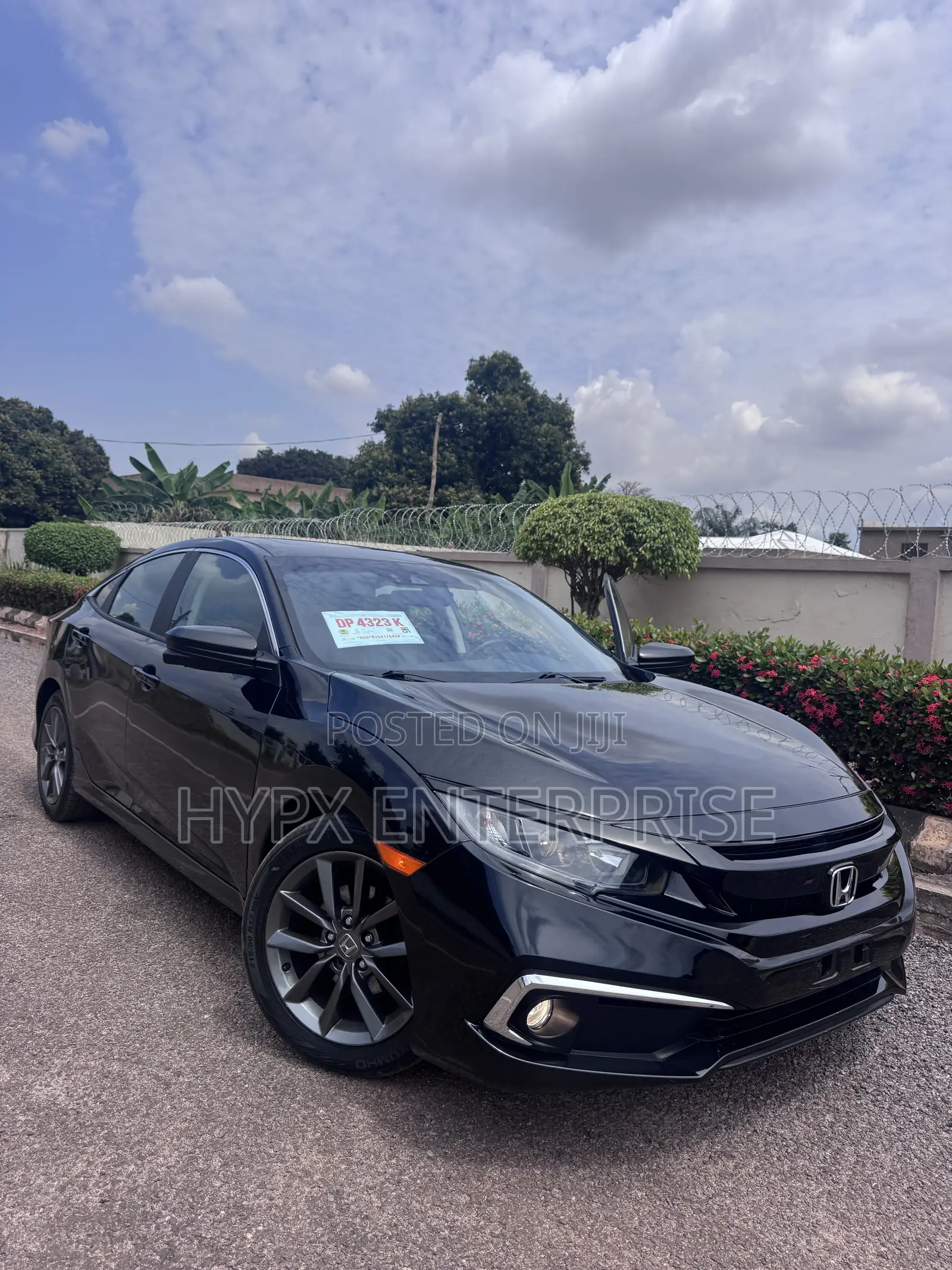 Honda Civic EX-L Sedan 2019 Black