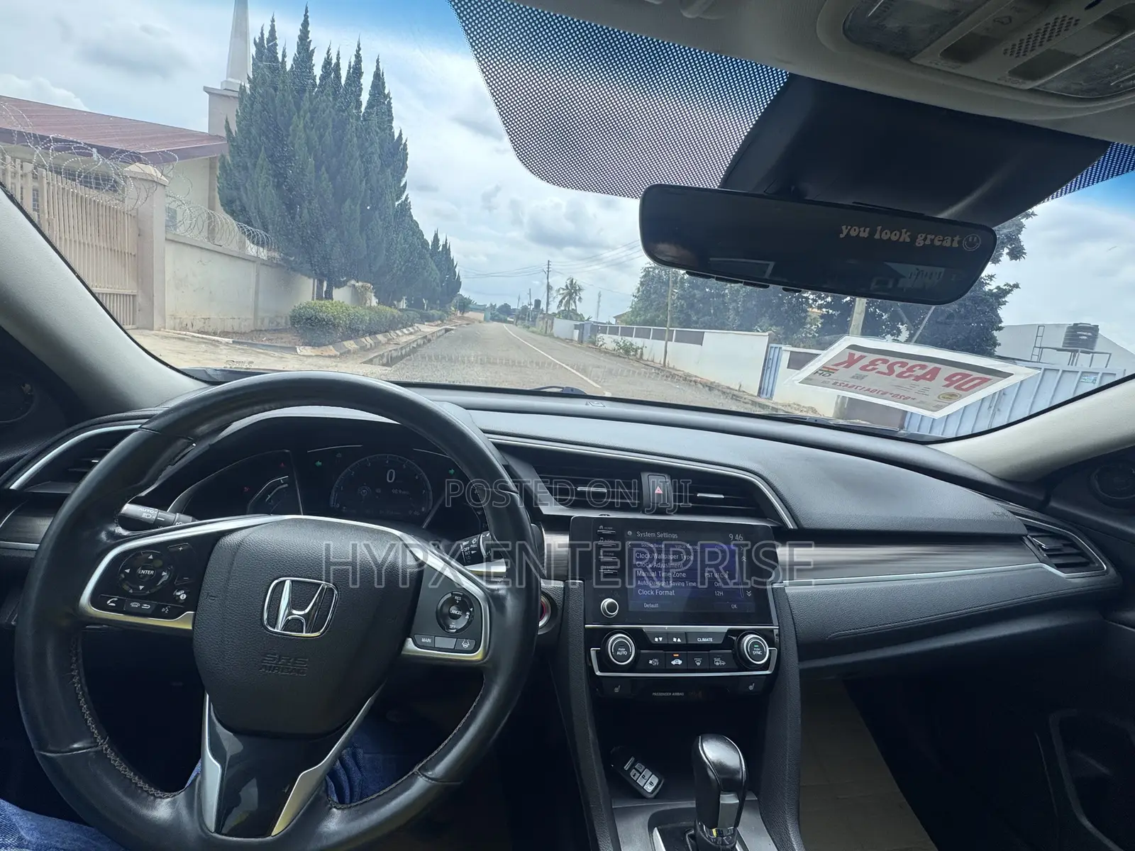 Honda Civic EX-L Sedan 2019 Black
