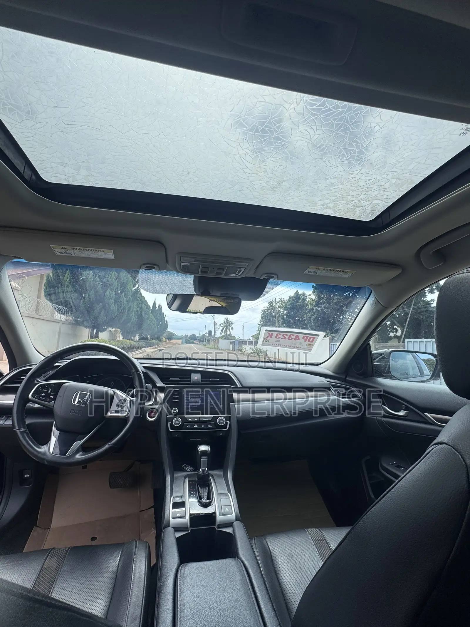 Honda Civic EX-L Sedan 2019 Black