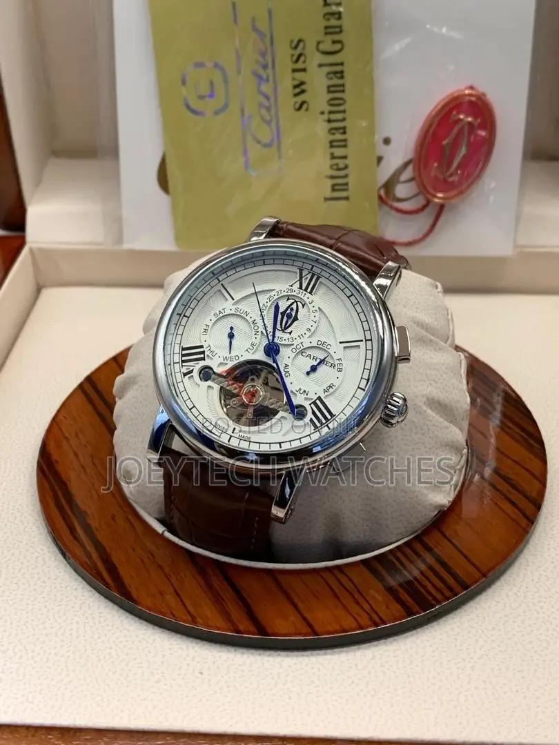 Luxury Cartier-Inspired Perpetual Automatic Watch