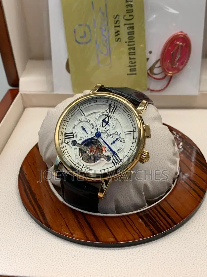 Luxury Cartier-Inspired Perpetual Automatic Watch