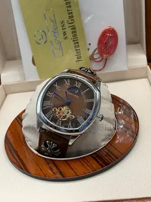 Cartier-Inspired Tonneau Automatic Tourbillon Watch