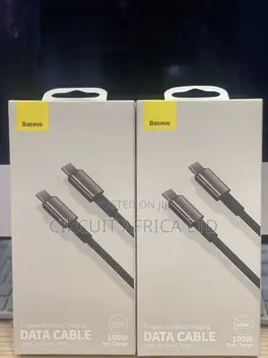 Baseus Tungsten Gold Fast Charging Cable Type-C to Type-C (100W)