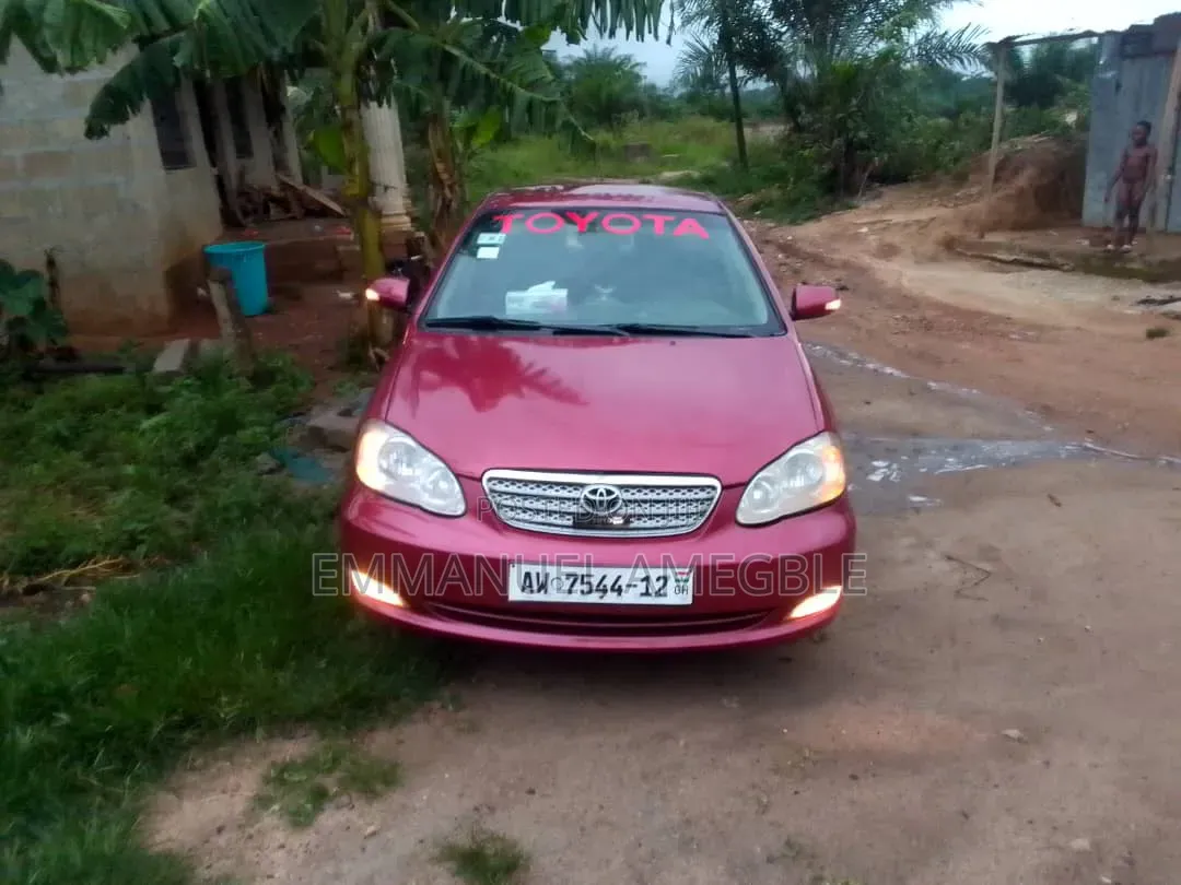 Toyota Corolla 2007 Red